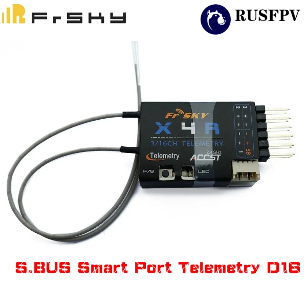 FRSKY X4RSB 3/16 Channel S.BUS Smart Port Telemetry D16 Receiver for RC FPV Racing Drone FRSKY X9D Plus Q X7 Transmitter
FRSKY X4RSB 3/16 Channel S.BUS Smart Port Telemetry D16 Receiver for RC FPV Racing Drone FRSKY X9D Plus Q X7 Transmitter