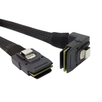 Chenyang SFF-8087 Mini SAS 4i 36P to 36Pin reverse Right Angled 90 degree Data Cable 0.8m
Chenyang SFF-8087 Mini SAS 4i 36P to 36Pin reverse Right Angled 90 degree Data Cable 0.8m