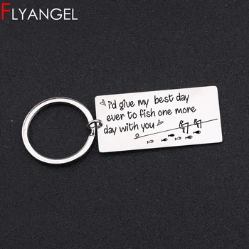 New Design keychain Engraved I'd Give My Best Day Ever To Fish One More Day With You Cute Car key Tag Gifts For Fish Lover
New Design keychain Engraved I'd Give My Best Day Ever To Fish One More Day With You Cute Car key Tag Gifts For Fish Lover