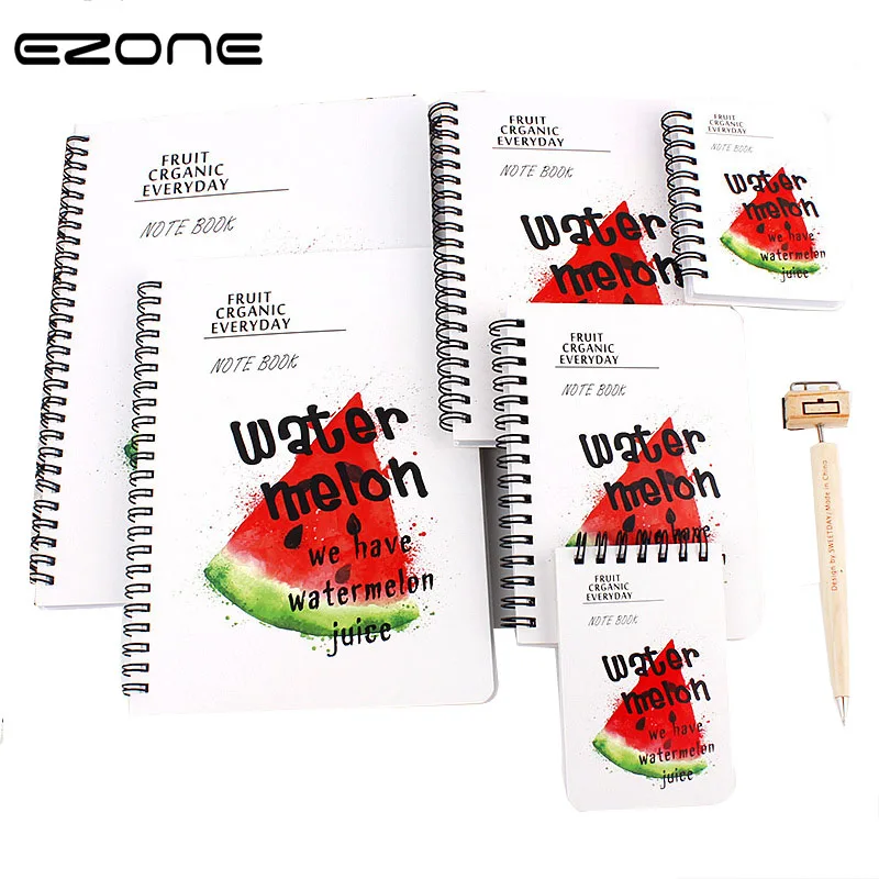 EZONE Kawaii Fruit Notebook Cute Colored Watermelon/Lemon/Banana Note Book Stationery Gift Traveler Journal Planners Spiral Memo
EZONE Kawaii Fruit Notebook Cute Colored Watermelon/Lemon/Banana Note Book Stationery Gift Traveler Journal Planners Spiral Memo