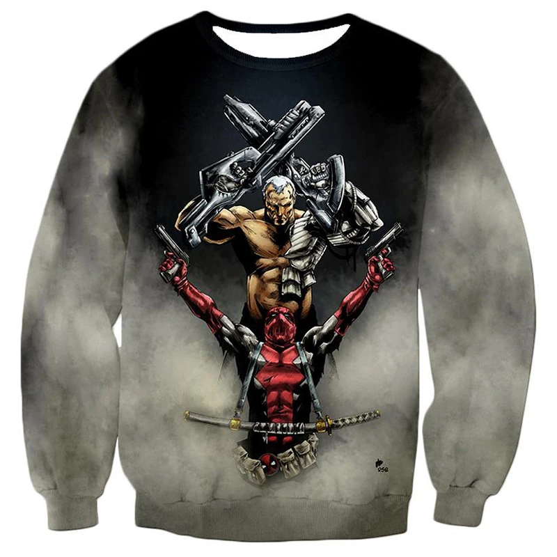 Cloudstyle 2019 New Comic Superhero Deadpool Cable Sweatshirt Men 3D Printed Casual Sweatshirt Male Streetwear Plus Size 5XL
Cloudstyle 2019 New Comic Superhero Deadpool Cable Sweatshirt Men 3D Printed Casual Sweatshirt Male Streetwear Plus Size 5XL