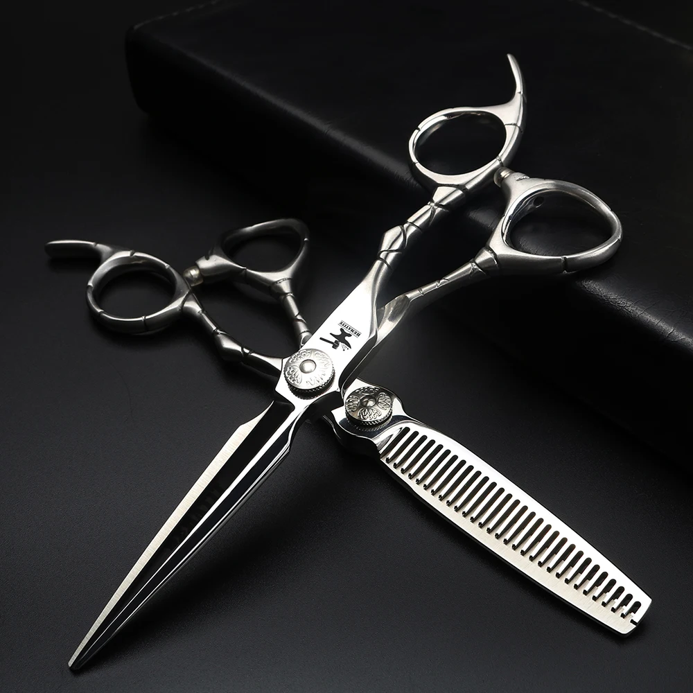 Hot hair scissors hairdressing scissors 6 inch cutting scissors hair hair stylist is very high-end professional hairdressing too
Hot hair scissors hairdressing scissors 6 inch cutting scissors hair hair stylist is very high-end professional hairdressing too