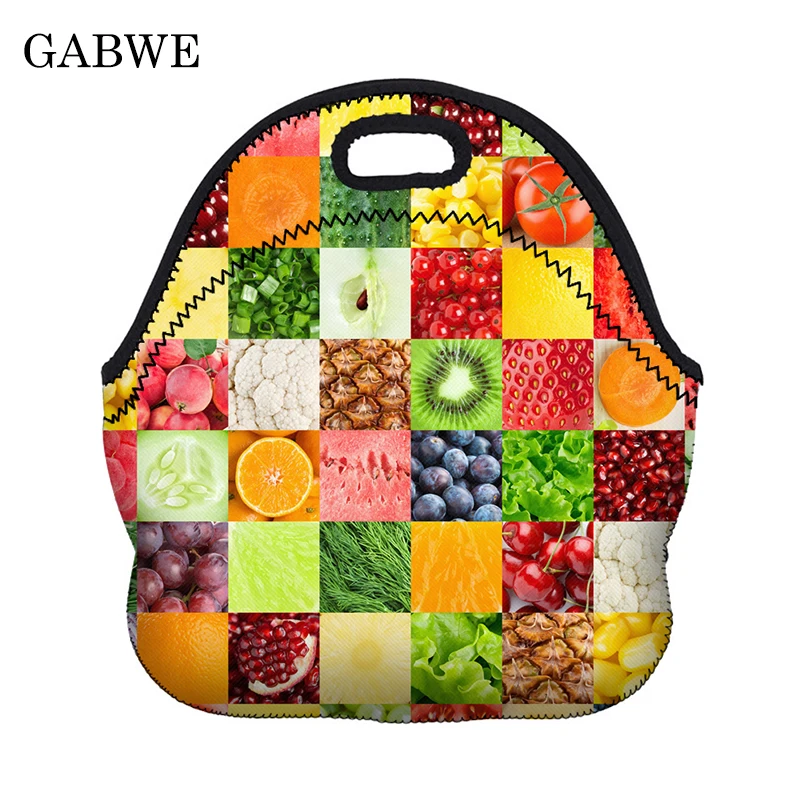 GABWE 3D Printing Fruit Pattern Lunch Bag with Zipper Portable Lunch Bags For Women Picnic Bolso Para Almuerzo
GABWE 3D Printing Fruit Pattern Lunch Bag with Zipper Portable Lunch Bags For Women Picnic Bolso Para Almuerzo