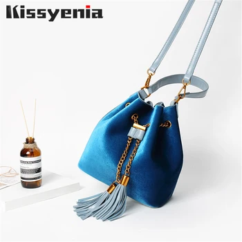 Kissyenia Women Tassel Bucket Bag 2018 Brand Designer PU Velour Shoulder Bags for Women Summer Beach Chain Messenger Bags KS1232
Kissyenia Women Tassel Bucket Bag 2018 Brand Designer PU Velour Shoulder Bags for Women Summer Beach Chain Messenger Bags KS1232