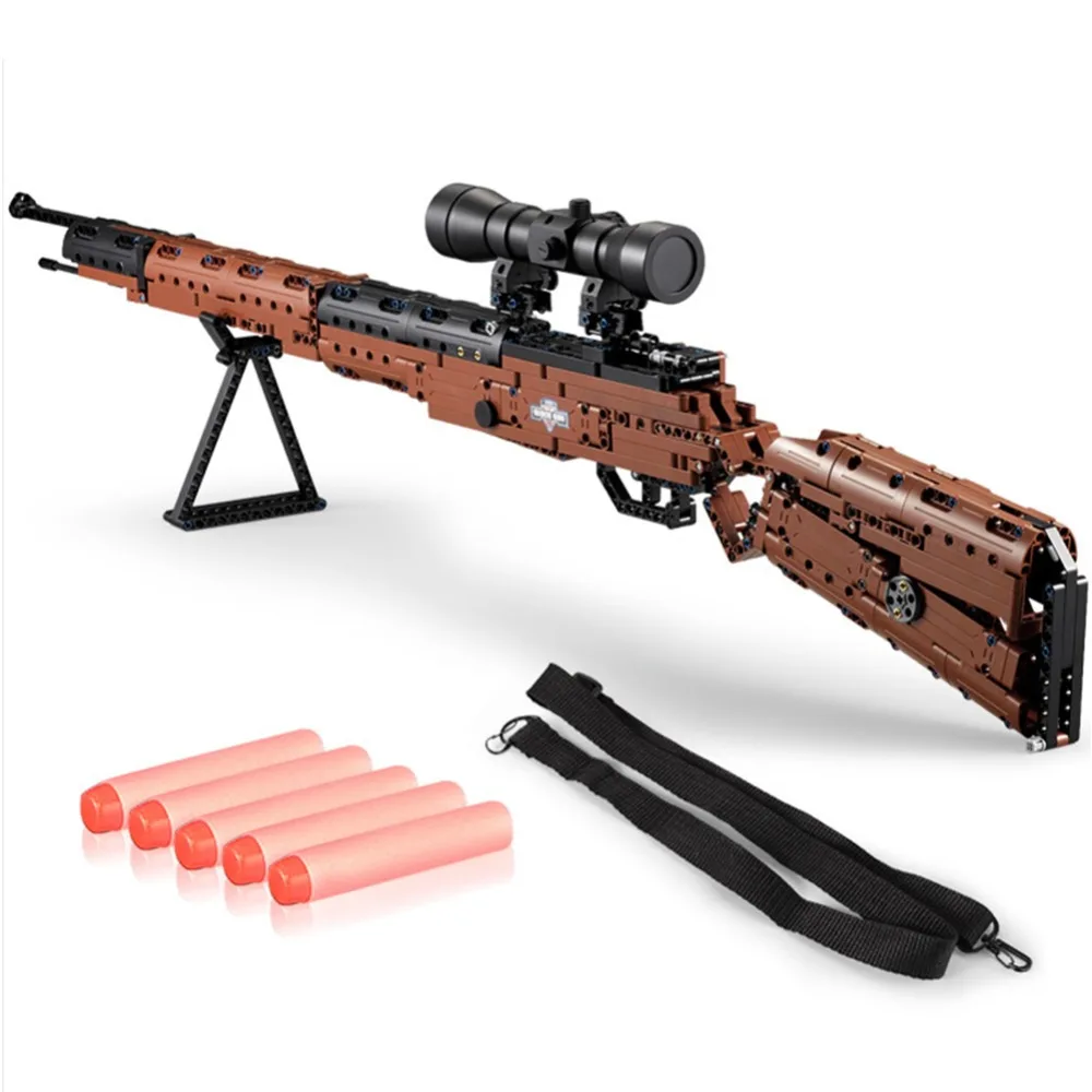 Legoing Military Police AK-47 M4-A1 P90 MP5 Uzi Building blocks PUBG weapon series model collection compatible with Legoes toys
Legoing Military Police AK-47 M4-A1 P90 MP5 Uzi Building blocks PUBG weapon series model collection compatible with Legoes toys