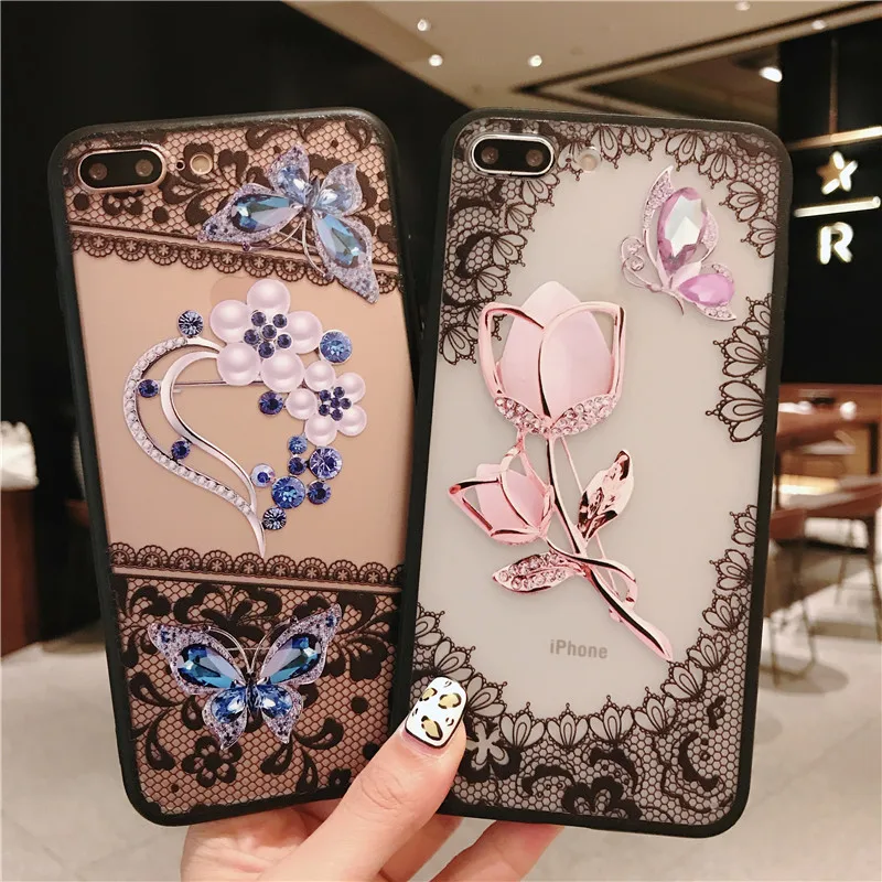Fashion 3D Lace Flower Hard PC Phone Cases For iPhone X XR XS Max Girl Floral Case Cover For iPhone 7 8 6 6s Plus Back
Fashion 3D Lace Flower Hard PC Phone Cases For iPhone X XR XS Max Girl Floral Case Cover For iPhone 7 8 6 6s Plus Back