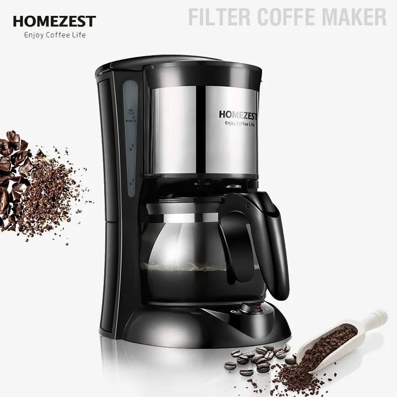 HOMEZEST CM-323 American coffee machine Household Fully automatic Drip type Small coffee pot
HOMEZEST CM-323 American coffee machine Household Fully automatic Drip type Small coffee pot