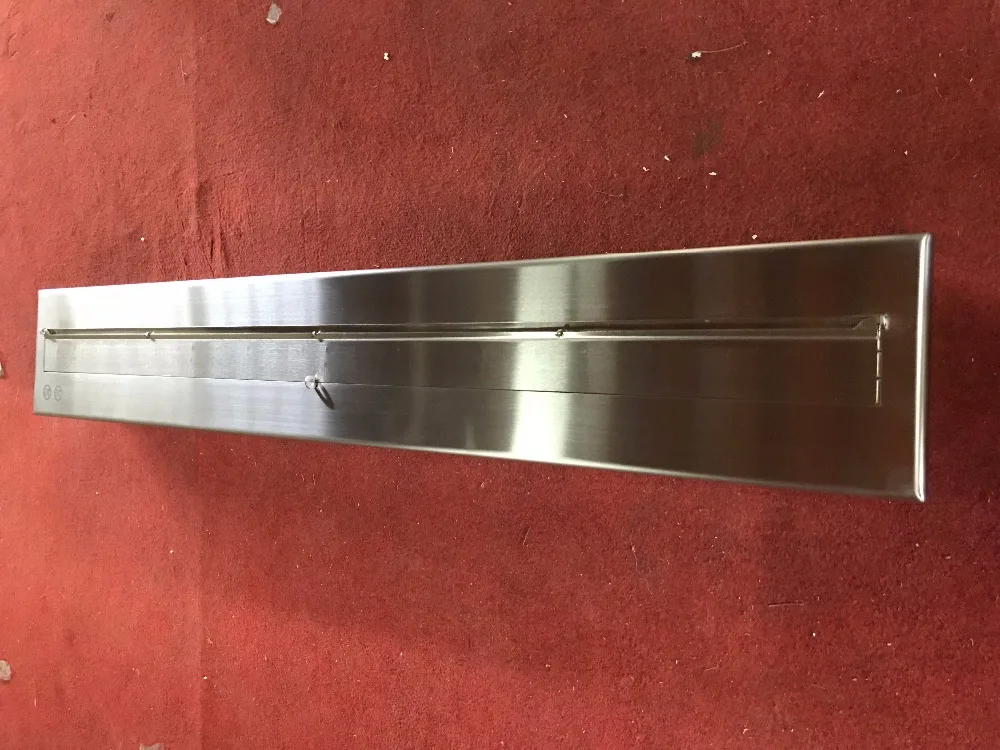 Inno living chimenea de TV quemador de bioetanol de acero inoxidable de