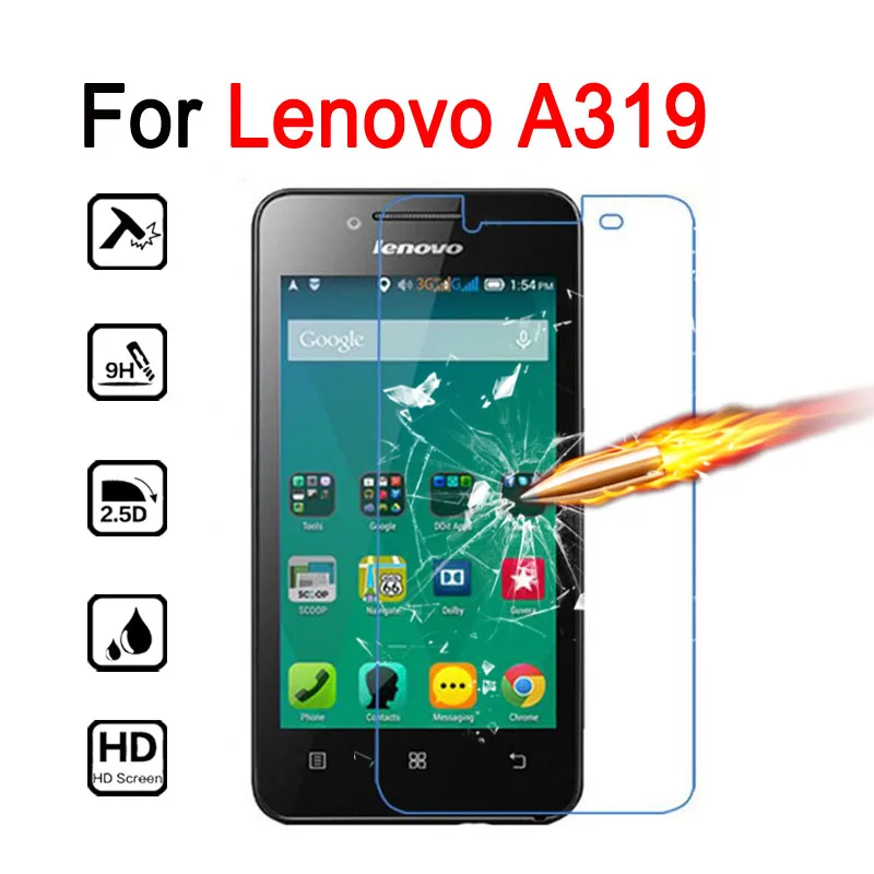 Screen Protector For Lenovo A319 Case Tempered Glass For Lenovo A319 Glass Film Protective Premium Cover 9H 2.5D Anti-Explosion
Screen Protector For Lenovo A319 Case Tempered Glass For Lenovo A319 Glass Film Protective Premium Cover 9H 2.5D Anti-Explosion