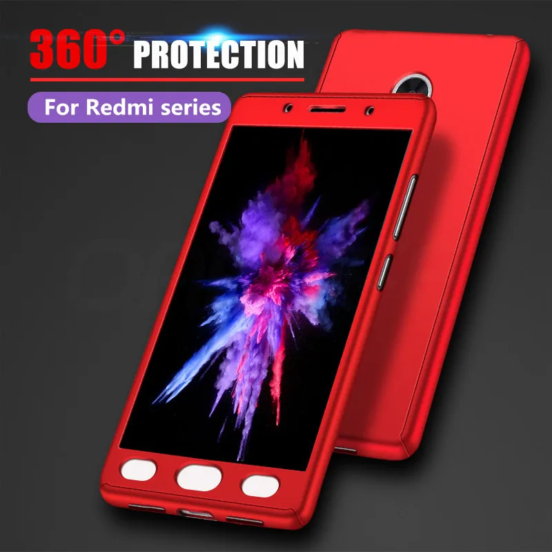 360 Full Protective Phone Case For Xiaomi Redmi 4X 5 5A 6 6A Hard Cover Cases For redmi 5 Plus Note 4 4X 5 5A 6 Pro With Glass
360 Full Protective Phone Case For Xiaomi Redmi 4X 5 5A 6 6A Hard Cover Cases For redmi 5 Plus Note 4 4X 5 5A 6 Pro With Glass
