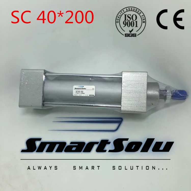 Free Shipping SC40*200 40mm Bore 200mm Stroke G1/4" Port Standard Pneumatic Air Cylinder Adjustable Airtac Type Cylinders
Free Shipping SC40*200 40mm Bore 200mm Stroke G1/4" Port Standard Pneumatic Air Cylinder Adjustable Airtac Type Cylinders