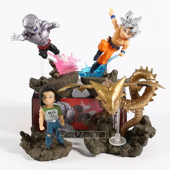Dragon Ball Z World Collectable Diorama vol.2 Son Goku Ultra Instinct Android 17 Jiren Super Shenron PVC Figures Toys 4pcs/set
Dragon Ball Z World Collectable Diorama vol.2 Son Goku Ultra Instinct Android 17 Jiren Super Shenron PVC Figures Toys 4pcs/set