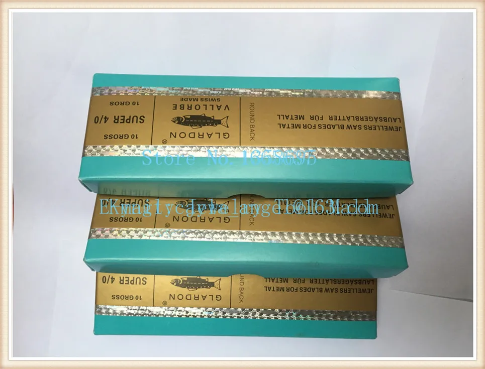 Size 2 2/0 3/0 4/0 Jewelry Sawblade Jewelry Tools for Sale 144pcs/pack Glardon Vallorbe Sawblades
Size 2 2/0 3/0 4/0 Jewelry Sawblade Jewelry Tools for Sale 144pcs/pack Glardon Vallorbe Sawblades