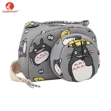 Cute Totoro Cartoons Pattern Canvas Camera Case Bag For Sony A5000 A5100 A6000 A6300 with 16-50mm lens,For Canon EOS M3/M10
Cute Totoro Cartoons Pattern Canvas Camera Case Bag For Sony A5000 A5100 A6000 A6300 with 16-50mm lens,For Canon EOS M3/M10