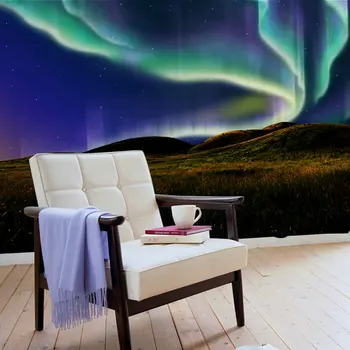Custom Wall Papers 3D Aurora Landscape Photo Wall Paper Stickers Living Room Bedroom Murals Self Adhesive Vinyl / Silk Wallpaper 
Custom Wall Papers 3D Aurora Landscape Photo Wall Paper Stickers Living Room Bedroom Murals Self Adhesive Vinyl / Silk Wallpaper