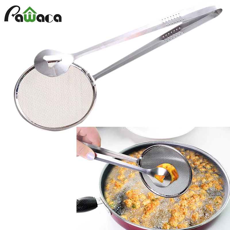 Kitchen Tools Stainless steel oil fried food oil scoops ladles Strainers sieve filter oil mesh clip for Hamburger Fried Shrimp
Kitchen Tools Stainless steel oil fried food oil scoops ladles Strainers sieve filter oil mesh clip for Hamburger Fried Shrimp