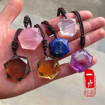 High quality natural quartz crystal stone pendant pendulum pendants chakra pendule suspension Six-pointed star healing 6 druzy
High quality natural quartz crystal stone pendant pendulum pendants chakra pendule suspension Six-pointed star healing 6 druzy