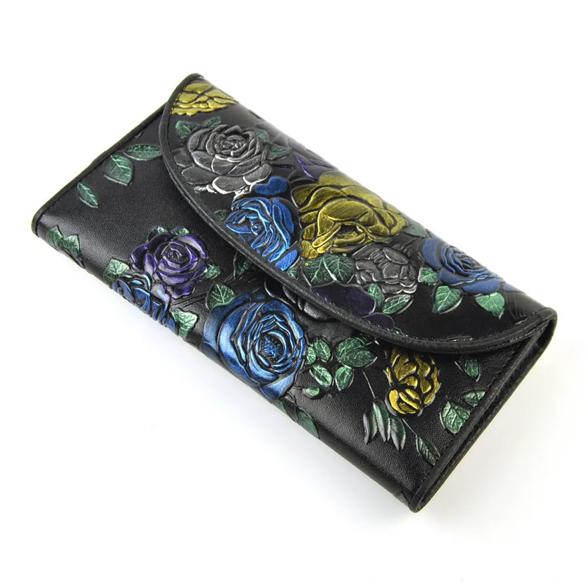 Women Leather Clutch Wallet Long Purse Coin Fashion Flower Floral Cellphone Mobile Bag Vintage Rose Retro Credit Card Holder
Women Leather Clutch Wallet Long Purse Coin Fashion Flower Floral Cellphone Mobile Bag Vintage Rose Retro Credit Card Holder