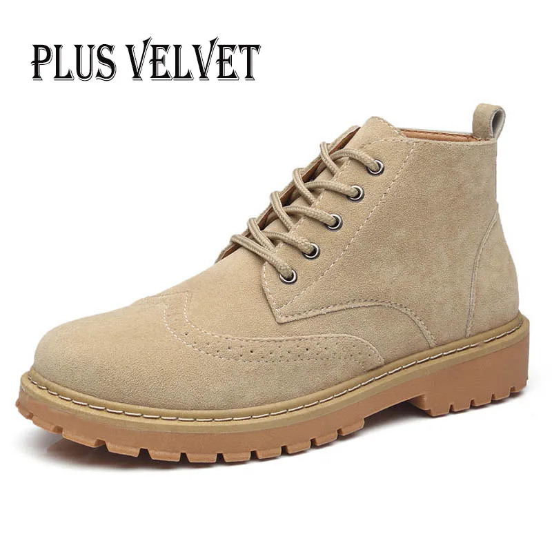 New men's Martin boots high to help British retro men's boots big head plus velvet tooling shoes fashion desert high boots
New men's Martin boots high to help British retro men's boots big head plus velvet tooling shoes fashion desert high boots