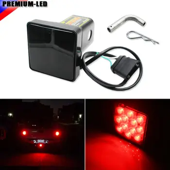 (1) Smoked Lens 12-LED Super Bright Brake Light Trailer Hitch Cover Fit Towing & Hauling 2" Standard Size Receiver
(1) Smoked Lens 12-LED Super Bright Brake Light Trailer Hitch Cover Fit Towing & Hauling 2" Standard Size Receiver
