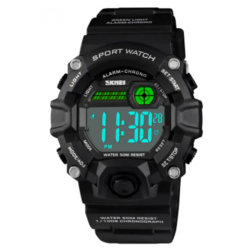 SKMEI 1484 Children Watch Multifunctional LED Digital Wristwatch 50M Waterproof Sports Watch for Boys Girls Alarm Watch
SKMEI 1484 Children Watch Multifunctional LED Digital Wristwatch 50M Waterproof Sports Watch for Boys Girls Alarm Watch