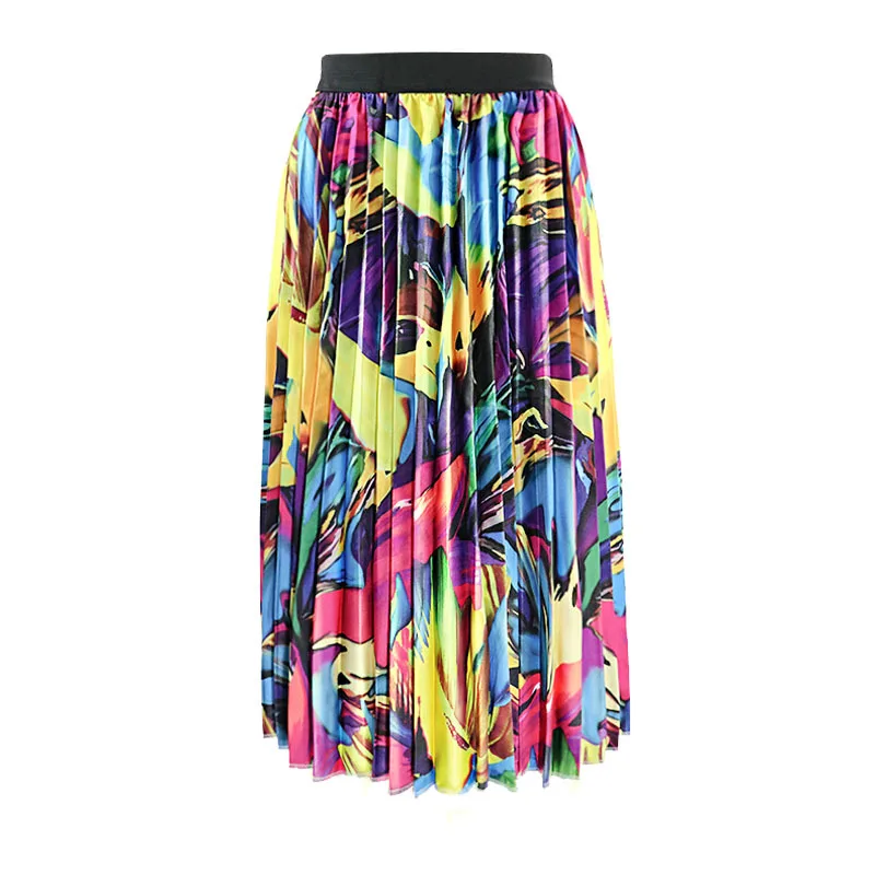 2019 Dashiki African Skirt Spring New-Coming African Cartoon Pattern High Elasticity African Pleated skirt High Street Style
2019 Dashiki African Skirt Spring New-Coming African Cartoon Pattern High Elasticity African Pleated skirt High Street Style