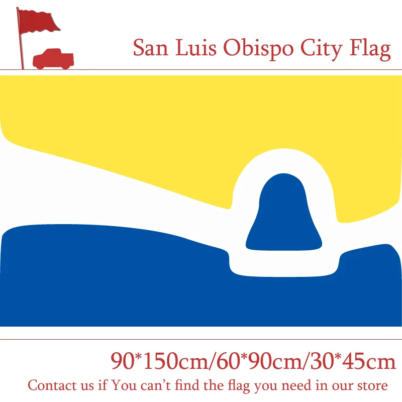 San Luis Obispo городской флаг 60*90 см 90*150 см 3x5ft полиэстер 100D 40*60 см Автомобильный флаг для голосования/события/офис
San Luis Obispo городской флаг 60*90 см 90*150 см 3x5ft полиэстер 100D 40*60 см Автомобильный флаг для голосования/события/офис