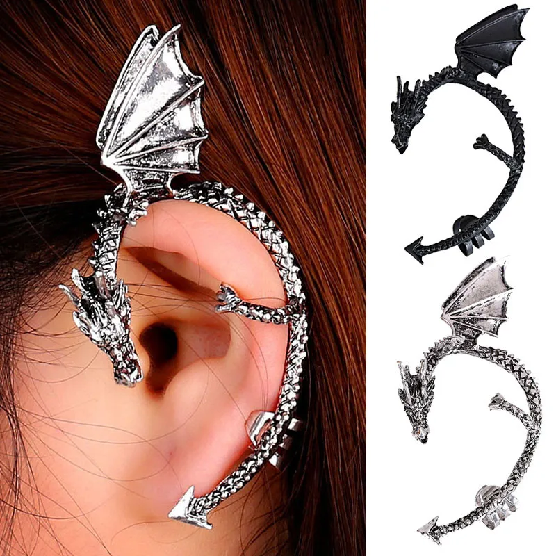 Metal Dragon Bite Ear Cuff Wrap Earring Gothic Punk Temptation Earring Bohemian Earrings Bijuteria Feminina Pretty Wedding Wome
Metal Dragon Bite Ear Cuff Wrap Earring Gothic Punk Temptation Earring Bohemian Earrings Bijuteria Feminina Pretty Wedding Wome