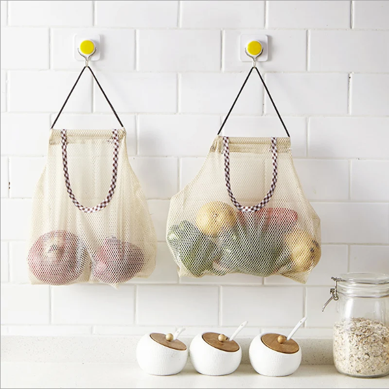 Reusable Mesh Produce Bags Hanging Bag Kitchen Washable Friendly Bags for Grocery Shopping Storage Fruit Vegetable Toys Sundries
Reusable Mesh Produce Bags Hanging Bag Kitchen Washable Friendly Bags for Grocery Shopping Storage Fruit Vegetable Toys Sundries