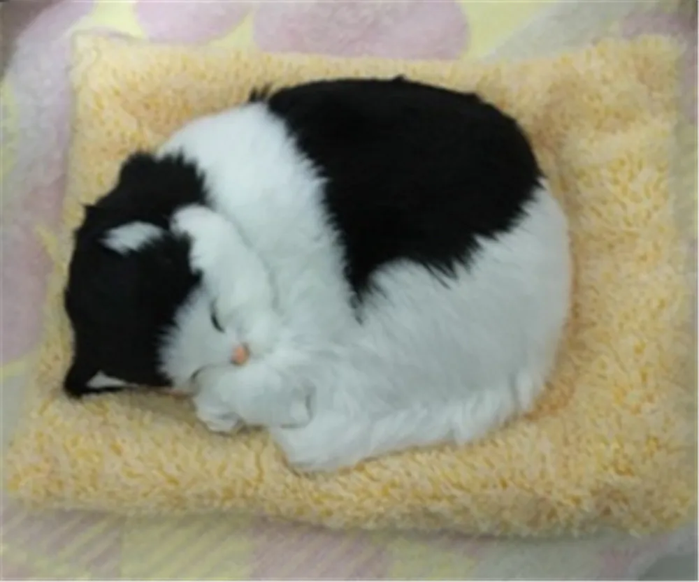 Fancytrader Cute Animals Cat Fox Dog Panda Lying on Blanket Toys Purify Air Cars Decoration Doll4