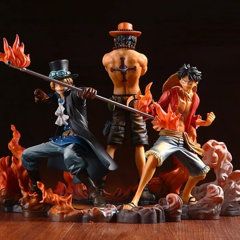 One piece figure Ace Luffy Sabo collectible action figure Japanese anime figure pvc cartoon figurine model toys juguetes hot
One piece figure Ace Luffy Sabo collectible action figure Japanese anime figure pvc cartoon figurine model toys juguetes hot