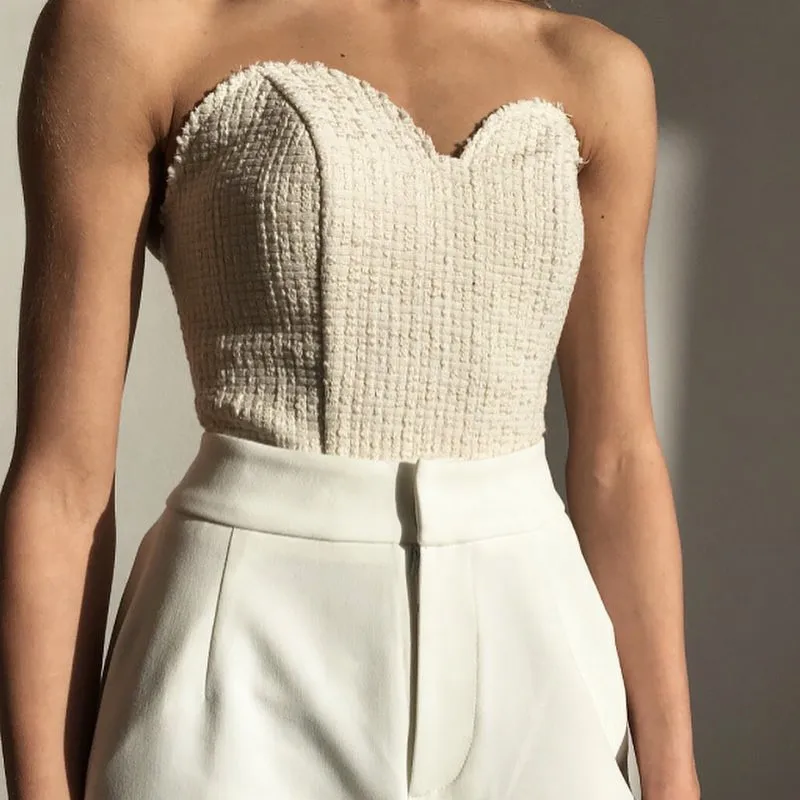 2019 Solid Strapless Off-the-shoulder Vest Top Women High Street Sexy Twill Crop Tops Ladies Summer Stretch Tank Top cwe0074-5
2019 Solid Strapless Off-the-shoulder Vest Top Women High Street Sexy Twill Crop Tops Ladies Summer Stretch Tank Top cwe0074-5