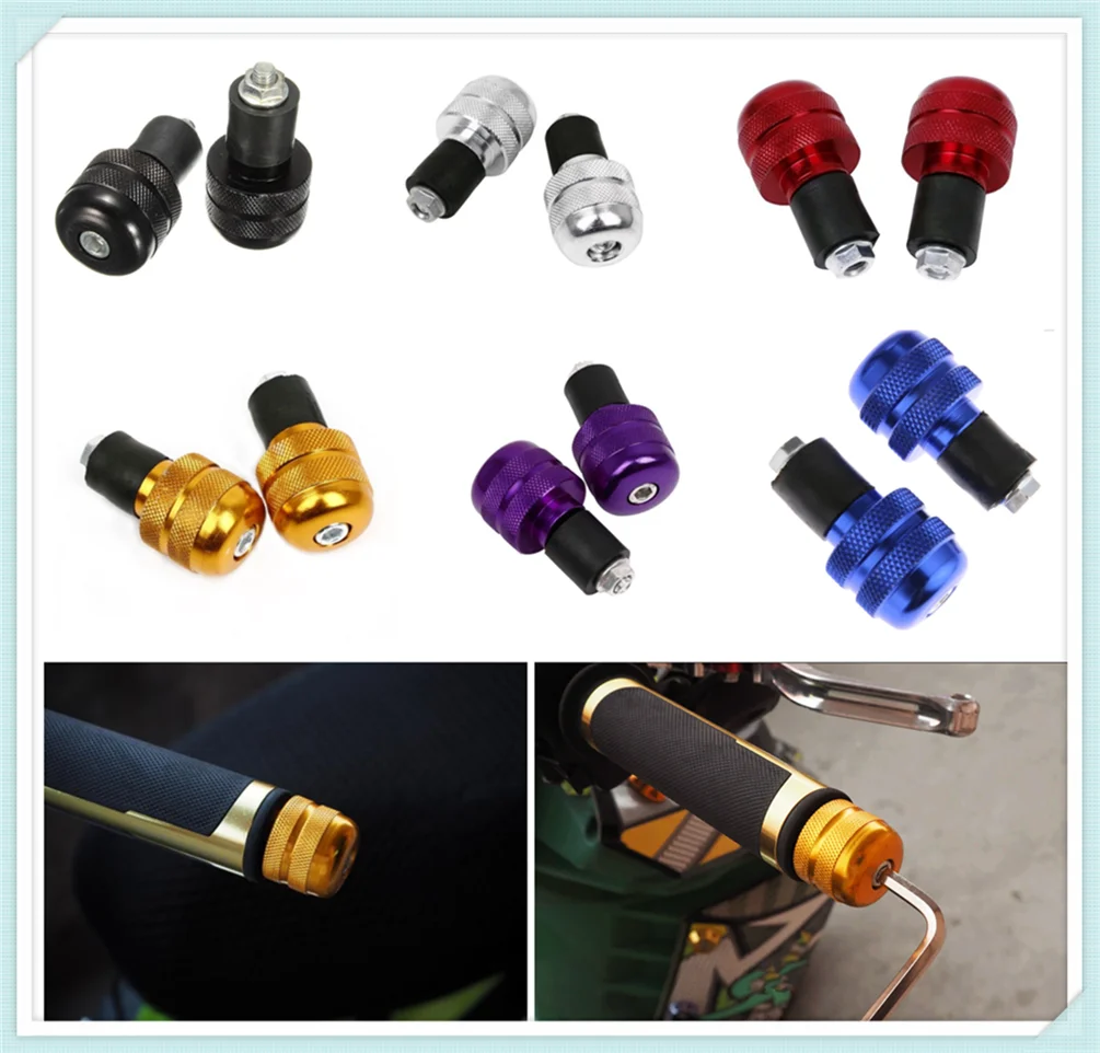 7/8" 22mm Universal Motorcycle Handlebar handle Grips end Ends Cap Plug for SUZUKI RGV250 VS800 Intruder VZ800 Marauder Bandit
7/8" 22mm Universal Motorcycle Handlebar handle Grips end Ends Cap Plug for SUZUKI RGV250 VS800 Intruder VZ800 Marauder Bandit