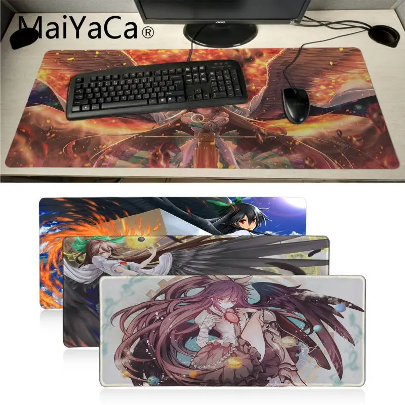 Maiyaca Reiuji Utsuho Touhou Wings Barrel Anti-Slip Durable Large Lockedge alfombrilla gaming Mouse pad gamer PC Computer mat
Maiyaca Reiuji Utsuho Touhou Wings Barrel Anti-Slip Durable Large Lockedge alfombrilla gaming Mouse pad gamer PC Computer mat