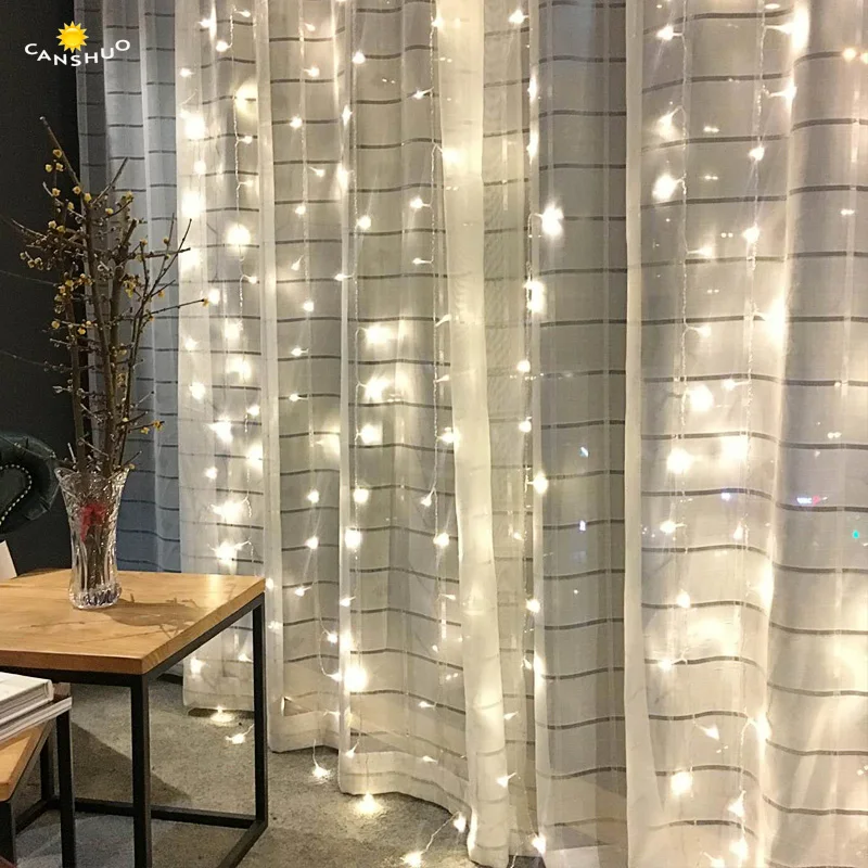 Led Icicle String Light Curtain Lighting Fairy Garland 3*1M 3*2M 3*3M Christmas Wedding Lamp Home Party Decoration holiday light
Led Icicle String Light Curtain Lighting Fairy Garland 3*1M 3*2M 3*3M Christmas Wedding Lamp Home Party Decoration holiday light