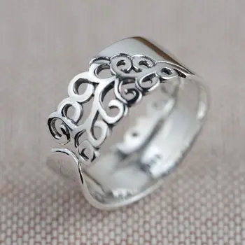 FNJ 925 Silver Hollow Ring for Women Jewelry New Fashion 100% Original Pure S925 Silver Ring Adjustable Size
FNJ 925 Silver Hollow Ring for Women Jewelry New Fashion 100% Original Pure S925 Silver Ring Adjustable Size