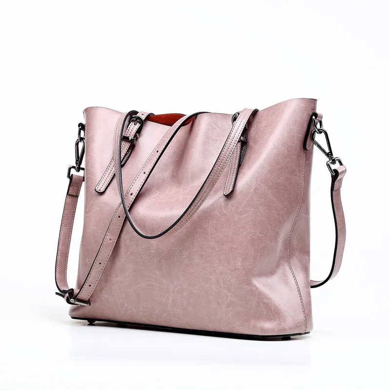 8 Colors Genuine Leather Women Shoulder Bags Office Lady Big Tote Bag Fashion Design Real Leather Crossbody Bag for Women Pink
8 Colors Genuine Leather Women Shoulder Bags Office Lady Big Tote Bag Fashion Design Real Leather Crossbody Bag for Women Pink