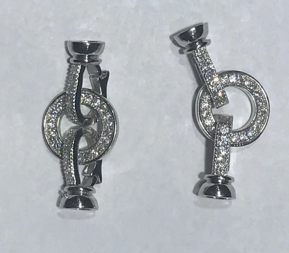 high quality copper metal micro pave CZ rhinestone jewelry clasps hooks Connectors End Cap for Bracelet necklace making findings
high quality copper metal micro pave CZ rhinestone jewelry clasps hooks Connectors End Cap for Bracelet necklace making findings