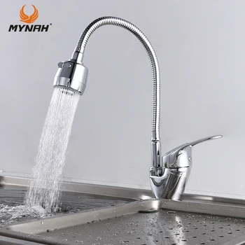 MYNAH Free Shipping Kitchen Faucet Mixer Universal Flexible Cold and Hot Kitchen Tap Single Hole Water Tap torneira cozinha
MYNAH Free Shipping Kitchen Faucet Mixer Universal Flexible Cold and Hot Kitchen Tap Single Hole Water Tap torneira cozinha