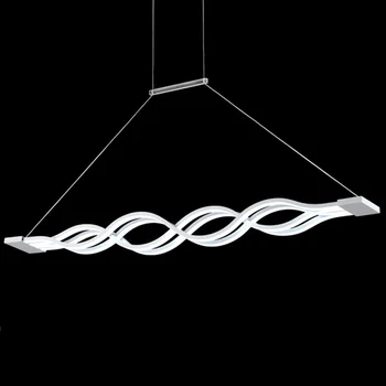 New 36W LED Rope Lamp Modern Pendant Lights Living Room Kitchen Restaurant Decor White Wave Acrylic Home Lighting 110-220V
New 36W LED Rope Lamp Modern Pendant Lights Living Room Kitchen Restaurant Decor White Wave Acrylic Home Lighting 110-220V
