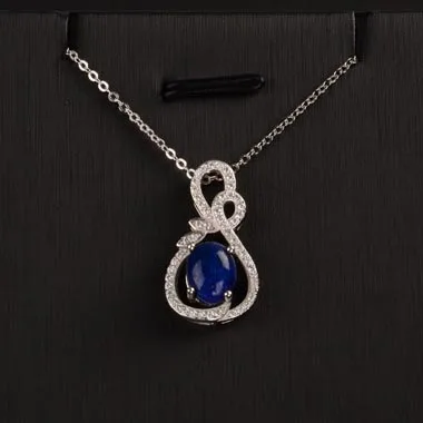 MeiBaPJ Natural Lapis Lazuli Gemstone Trendy Pendant Necklace for Women Real 925 Sterling Silver Charm Fine Jewelry 2 Colors
MeiBaPJ Natural Lapis Lazuli Gemstone Trendy Pendant Necklace for Women Real 925 Sterling Silver Charm Fine Jewelry 2 Colors