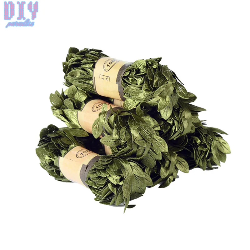10M Leaf Cord Rope Trim Wrap Gift Packing String Silk Artificial Leaves Ivy Flower Wedding Decoration DIY Scrapbooking Craf
10M Leaf Cord Rope Trim Wrap Gift Packing String Silk Artificial Leaves Ivy Flower Wedding Decoration DIY Scrapbooking Craf
