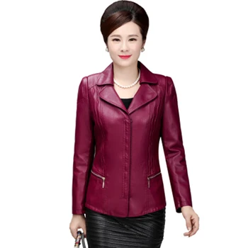 2018 Spring Autumn Women Plus Size 6XL Short Faux Leather Jacket Female Turn Down Collar PU Leather Coat Ladies Causal Coat F750
2018 Spring Autumn Women Plus Size 6XL Short Faux Leather Jacket Female Turn Down Collar PU Leather Coat Ladies Causal Coat F750