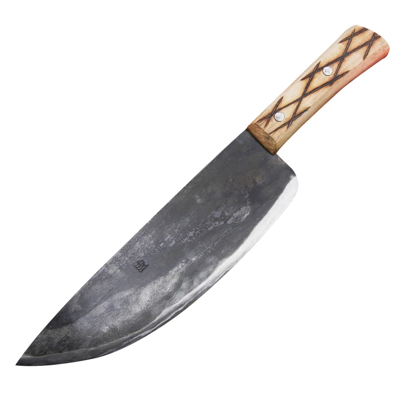 CZQ Handmade Forged Sharpened Steel Cutter Beef Butcher Knife Slaughtering Tool Eviscerate Boning Meat Knives Sharp Cleaver
CZQ Handmade Forged Sharpened Steel Cutter Beef Butcher Knife Slaughtering Tool Eviscerate Boning Meat Knives Sharp Cleaver