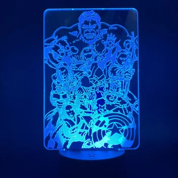 Iron Man Superman Batman Captain America Hulk Anime Figurine LED Night Light for Children Colorful 3D Light Lamp Kids Gifts
Iron Man Superman Batman Captain America Hulk Anime Figurine LED Night Light for Children Colorful 3D Light Lamp Kids Gifts