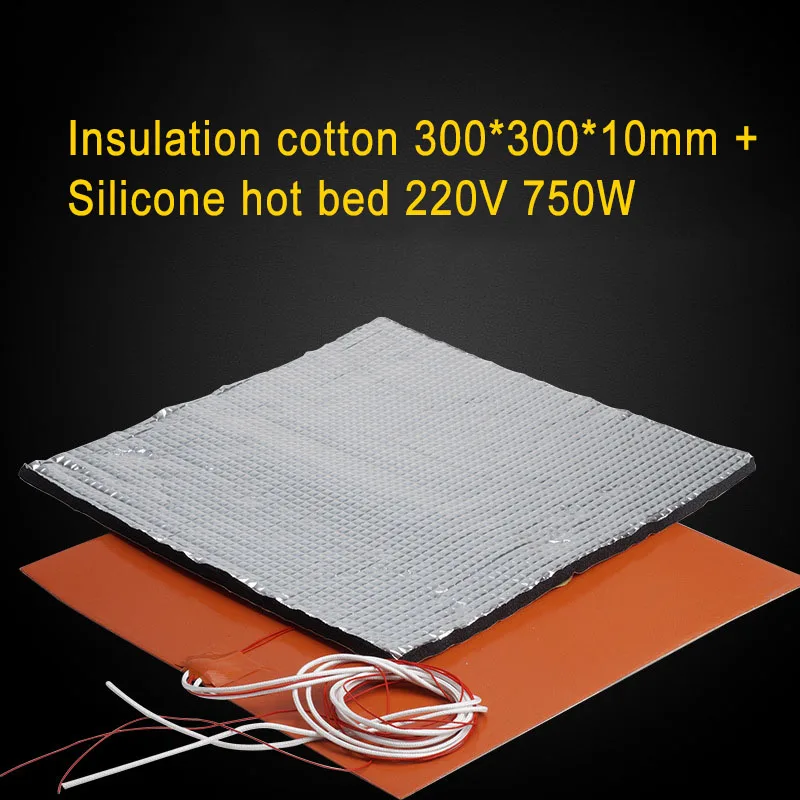 300x300mm 220V 600W Heater Heatbed with Self-adhesive Heat Insulation Cotton for 3D Printer LSMK99
300x300mm 220V 600W Heater Heatbed with Self-adhesive Heat Insulation Cotton for 3D Printer LSMK99
