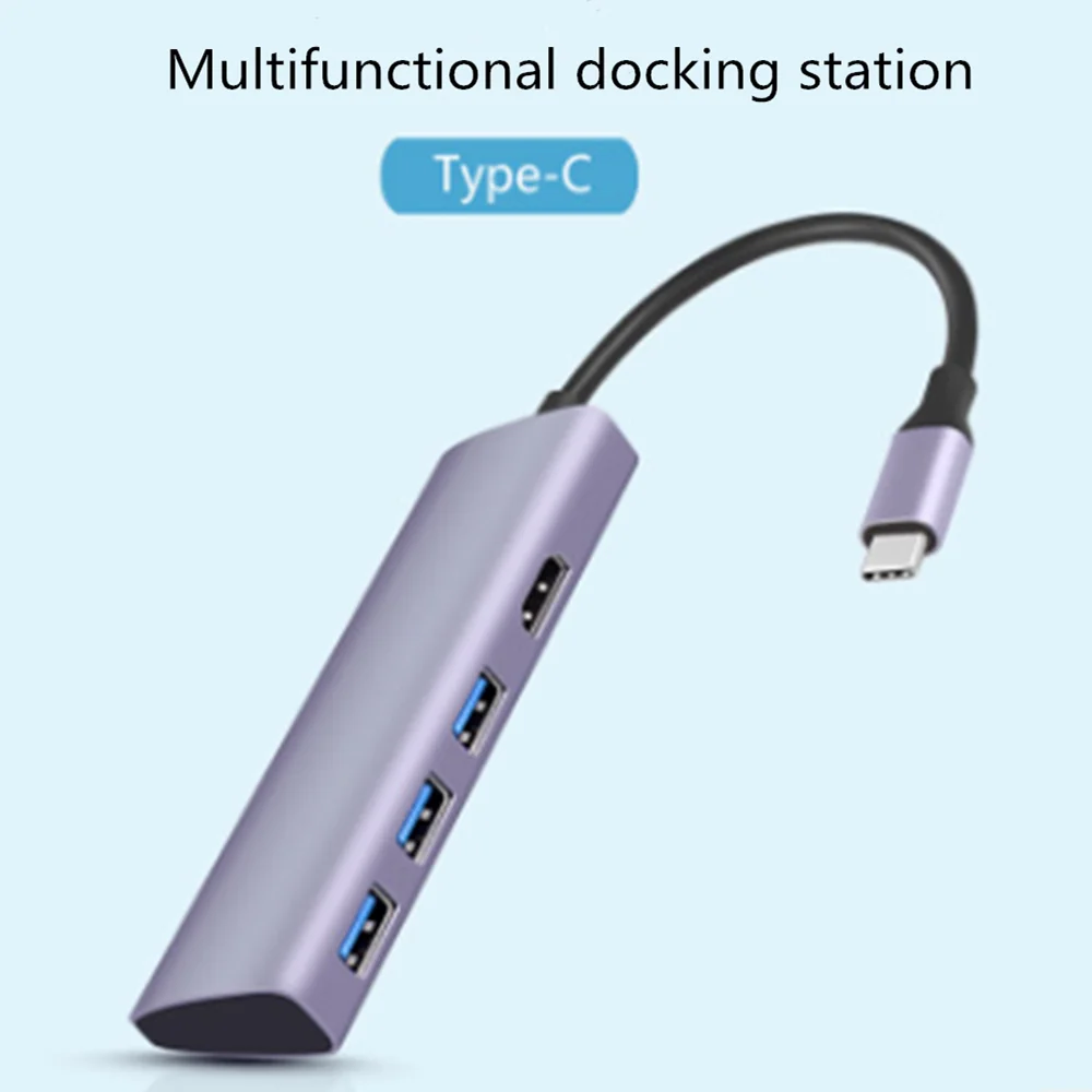 Thunderbolt 3 USB C HUB type c to 0 HDMI конвертер USB-C hdmi адаптер для MacBook Huawei Mate 20 Pro Type | Электроника