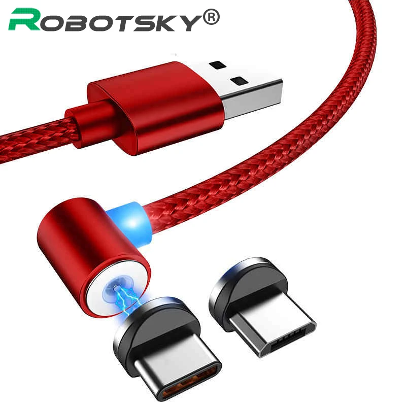 90 Degree Magnetic USB Charge Cable For Huawei USB Type C 8 Pin Data Cable Phone Magnet Charger For Samsung Galaxy S10 S9 S8
90 Degree Magnetic USB Charge Cable For Huawei USB Type C 8 Pin Data Cable Phone Magnet Charger For Samsung Galaxy S10 S9 S8