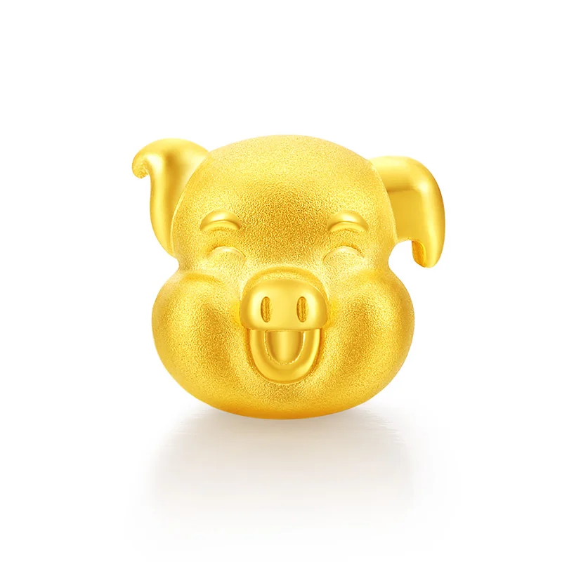 New Arrival Pure 24K Yellow Gold Bracelet Women 3D 999 Gold Cute Pig Bracelet
New Arrival Pure 24K Yellow Gold Bracelet Women 3D 999 Gold Cute Pig Bracelet