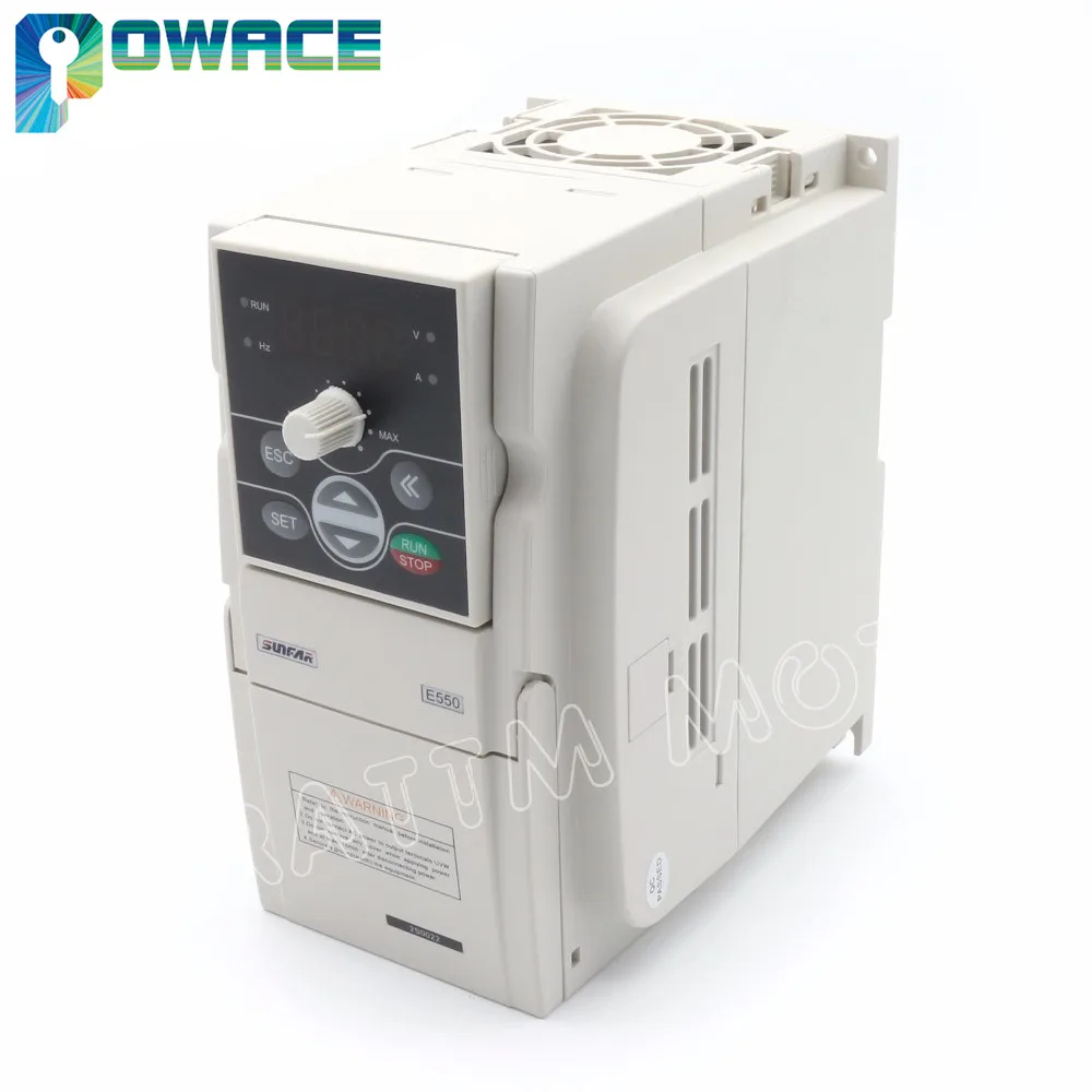 Преобразователь частоты SUNFAR VFD 2 кВт 220 В 1000 Гц с переменной частотой интерфейс RS485
